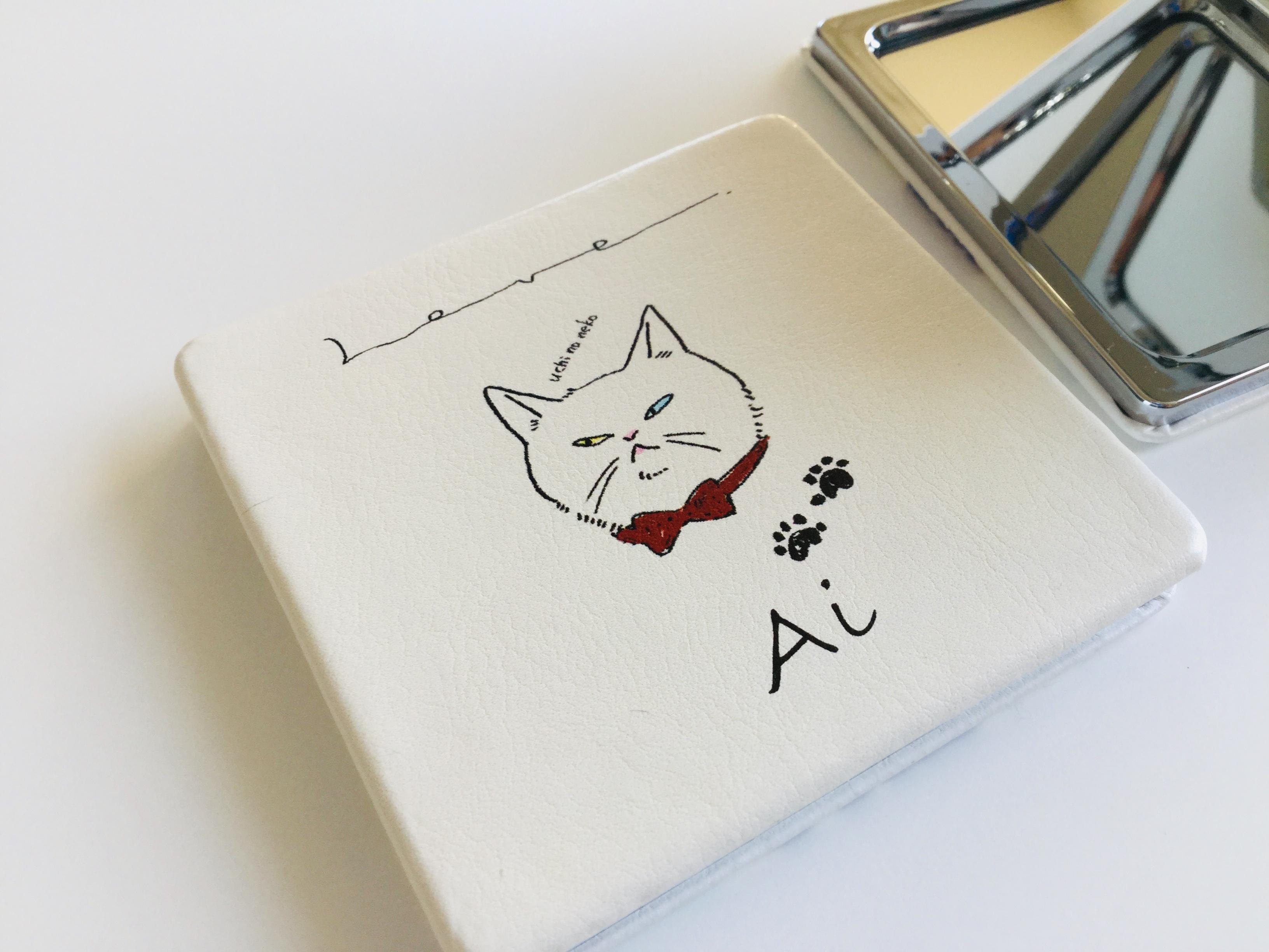 手鏡　雑貨　猫グッズ