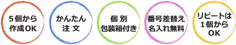 心に残る記念品づくり