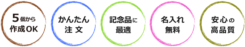 心に残る記念品づくり