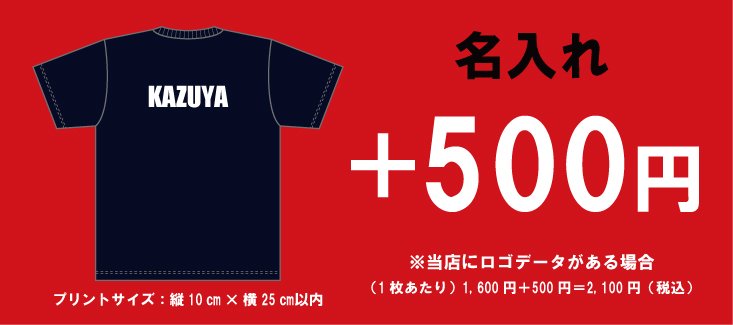名入れは+500円