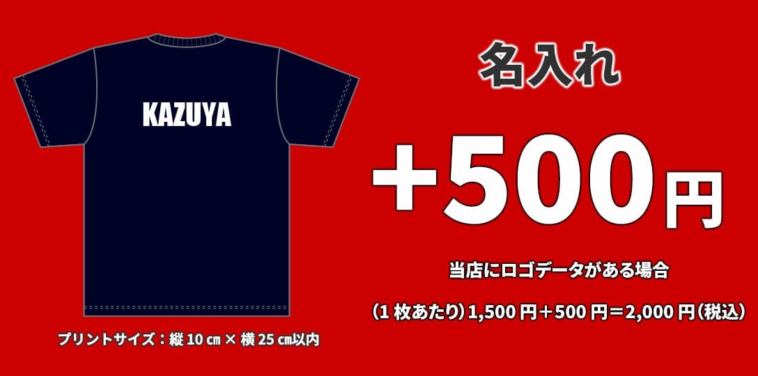 名入れは+500円